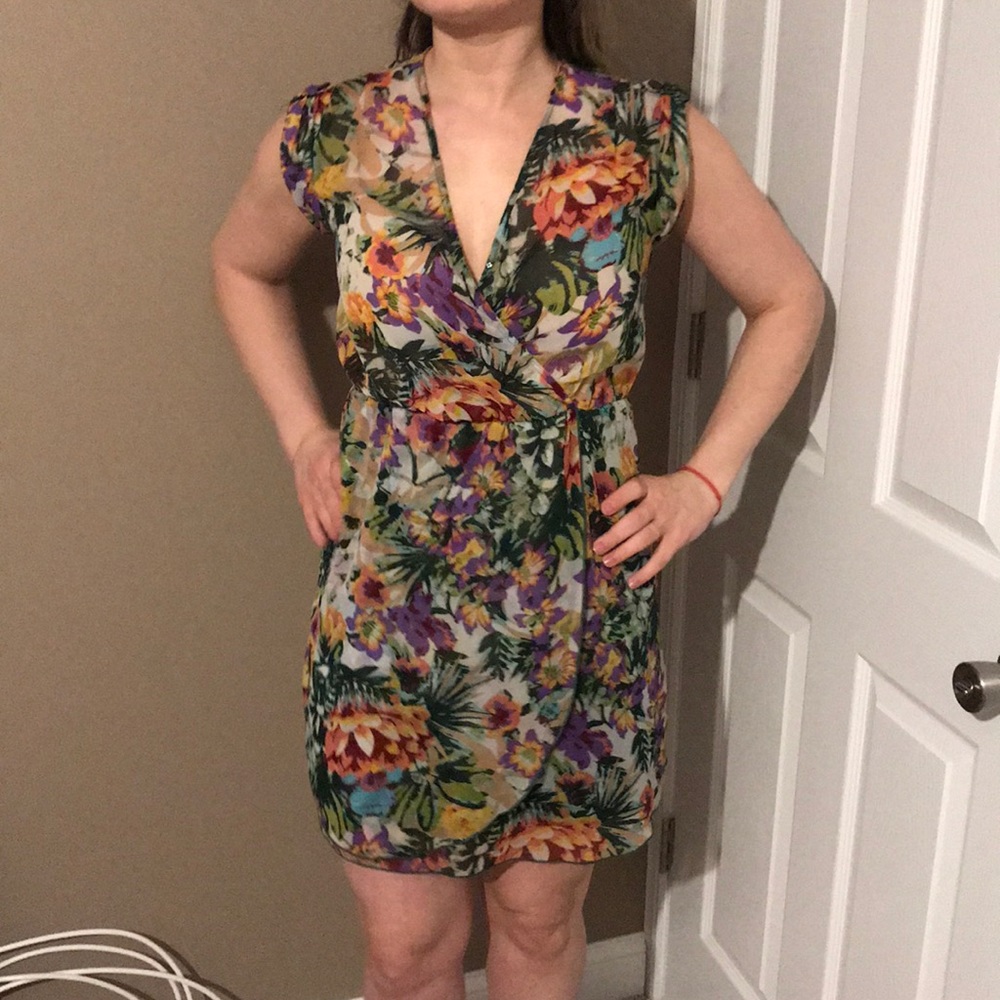 Bar III floral dress